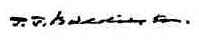 Signature of Thomas Freemeaux Boddington. b.1804